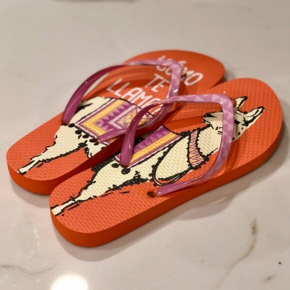 ONLY 2 LEFT! ❤️ NEW Flip Flop Size 7 Acapulco or Llama - Picture 4 of 5